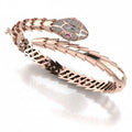 Snake design Rose gold kada