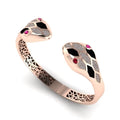Snake design Rose gold kada