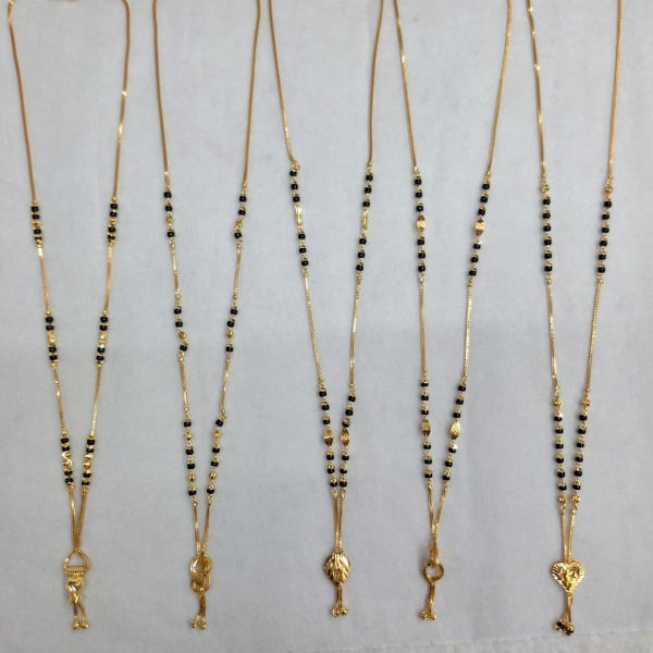 Short Mangalsutra with heart pendant