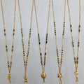Short Mangalsutra with short pendant