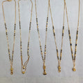 Short Mangalsutra with vertical para
