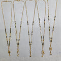Short Mangalsutra with vertical para