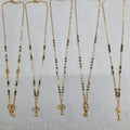 Short Mangalsutra with heart pendant