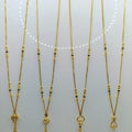 Short Mangalsutra with small pendant