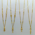 Short Mangalsutra with ball pendant