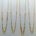 Short Mangalsutra with ball pendant