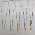 Short Mangalsutra with small pendants