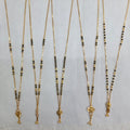 Short Mangalsutra with vertical para