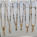 Short Mangalsutra with long pendant