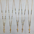Short Mangalsutra with heart shape pendant
