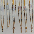 Short Mangalsutra with small chain pendant