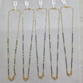 Short Mangalsutra with ball pendant