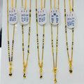 Short Mangalsutra with long pendant