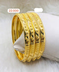 22gms Half round Bangles